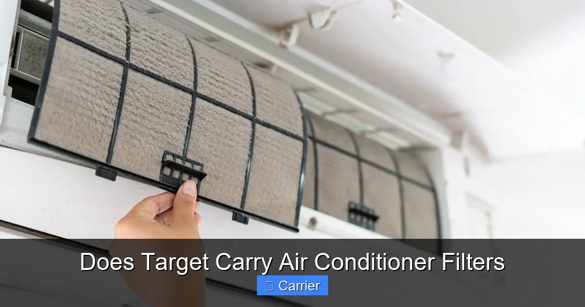 Does Target Carry Air Conditioner Filters