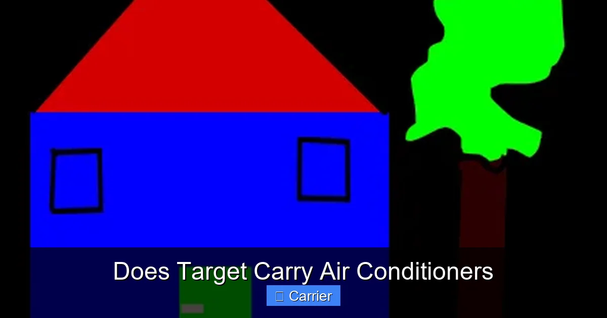 Does Target Carry Air Conditioners