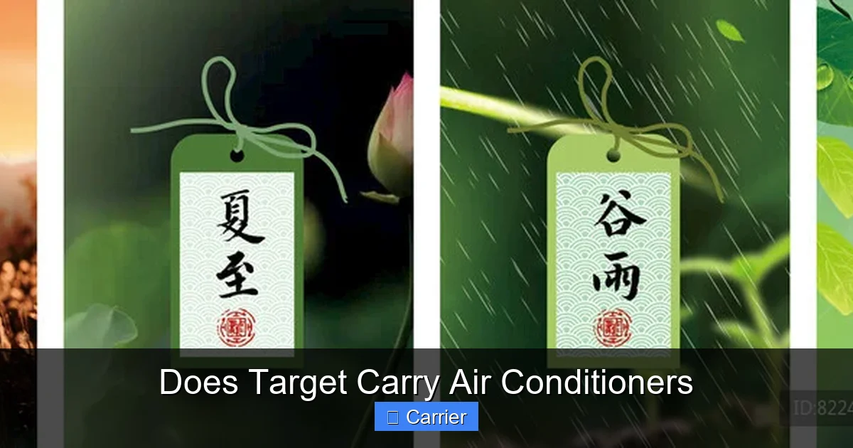 Does Target Carry Air Conditioners