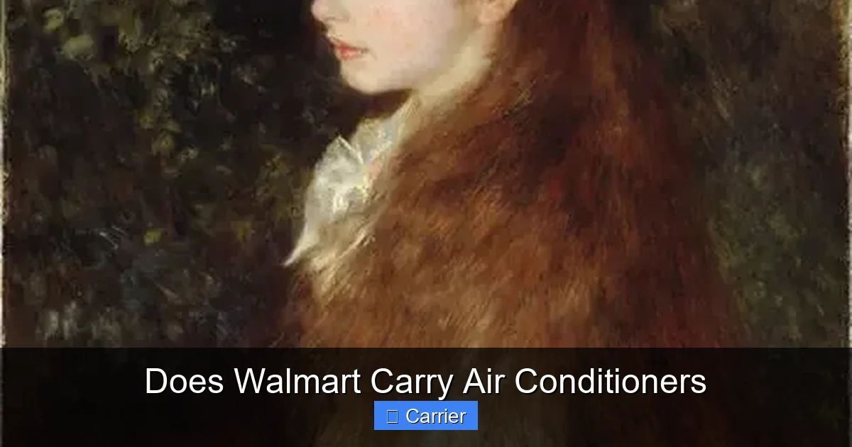 Does Walmart Carry Air Conditioners
