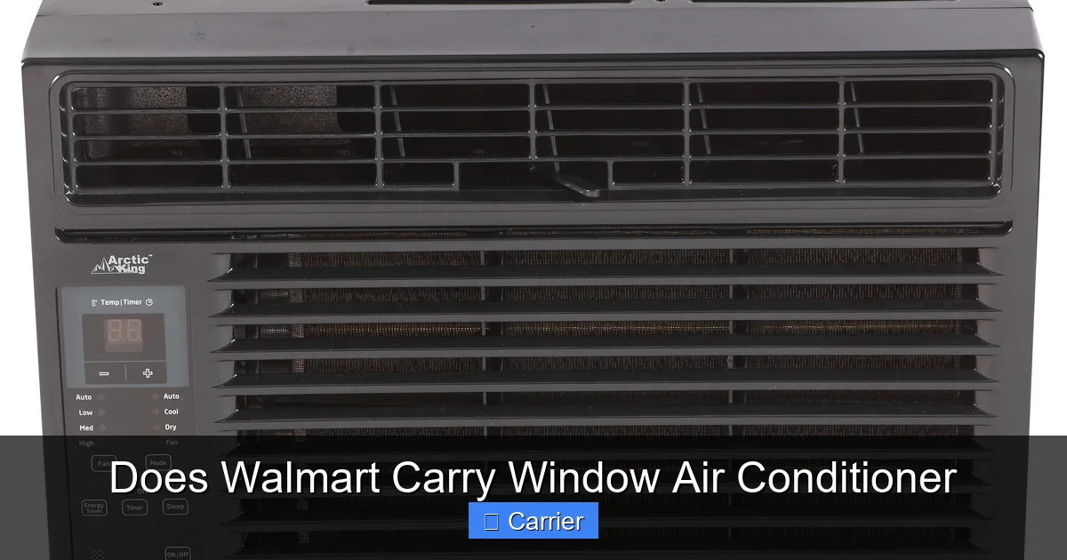 Does Walmart Carry Window Air Conditioner