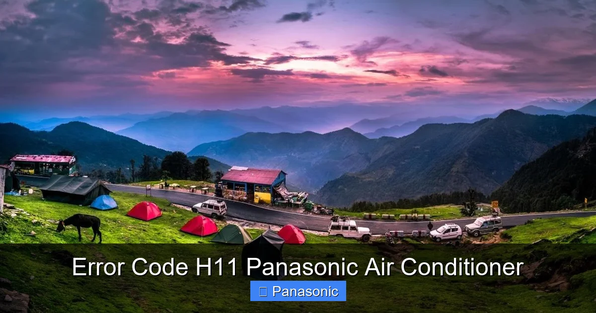 Error Code H11 Panasonic Air Conditioner