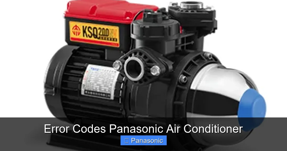 Error Codes Panasonic Air Conditioner