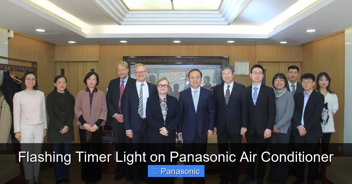 Flashing Timer Light on Panasonic Air Conditioner