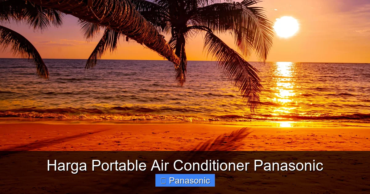 Harga Portable Air Conditioner Panasonic