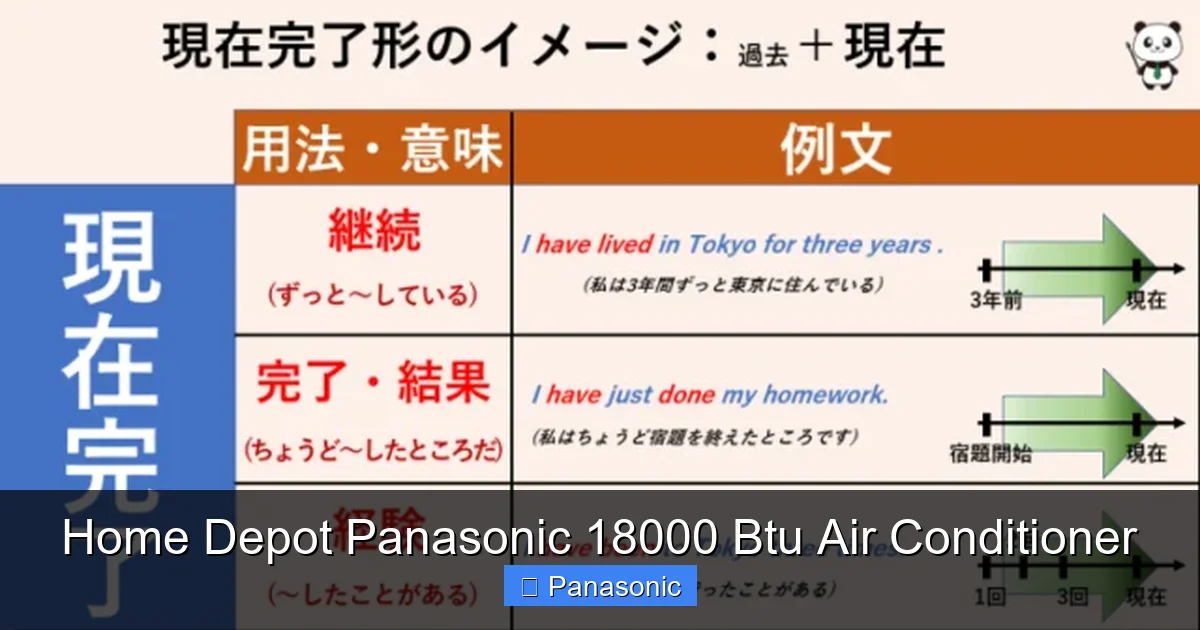 Home Depot Panasonic 18000 Btu Air Conditioner