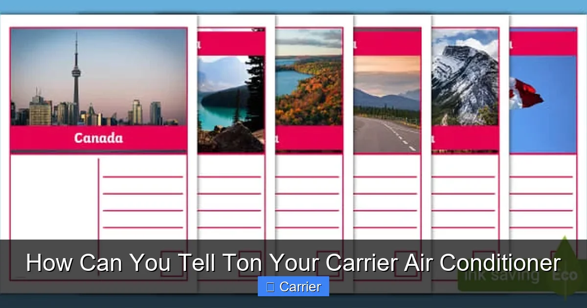 How Can You Tell Ton Your Carrier Air Conditioner