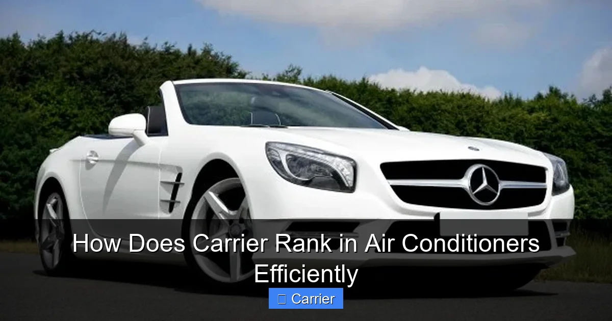 How Does Carrier Rank in Air Conditioners Efficiently