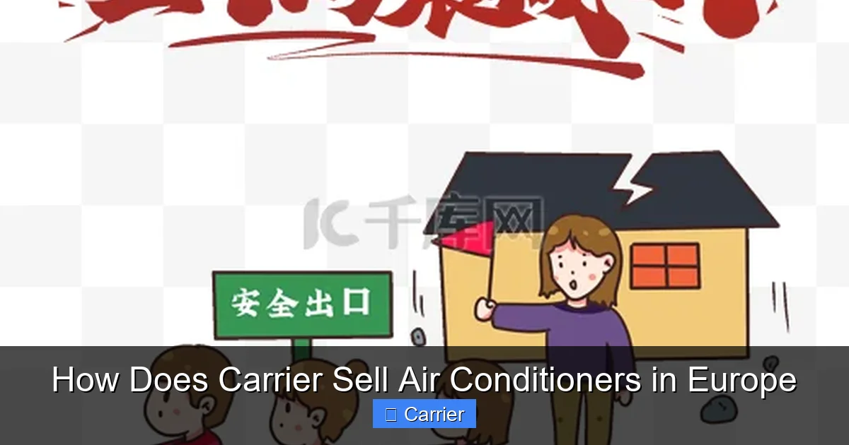 How Does Carrier Sell Air Conditioners in Europe