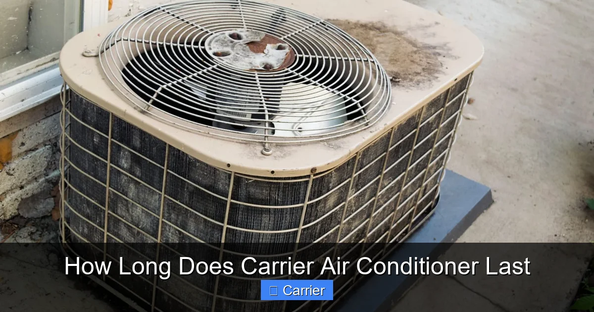How Long Does Carrier Air Conditioner Last