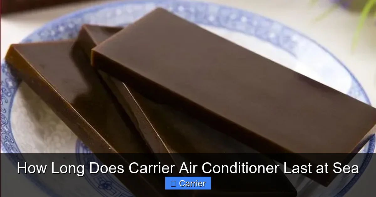 How Long Does Carrier Air Conditioner Last at Sea