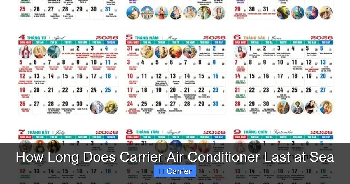 How Long Does Carrier Air Conditioner Last at Sea