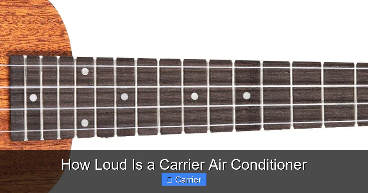 How Loud Is a Carrier Air Conditioner