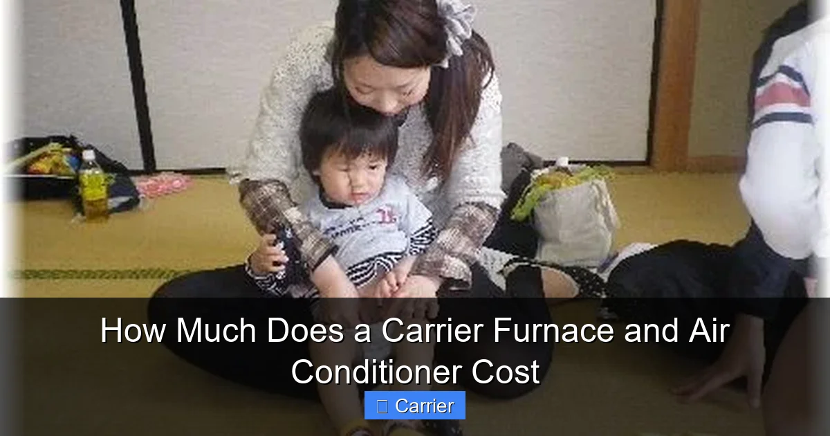 How Much Does a Carrier Furnace and Air Conditioner Cost