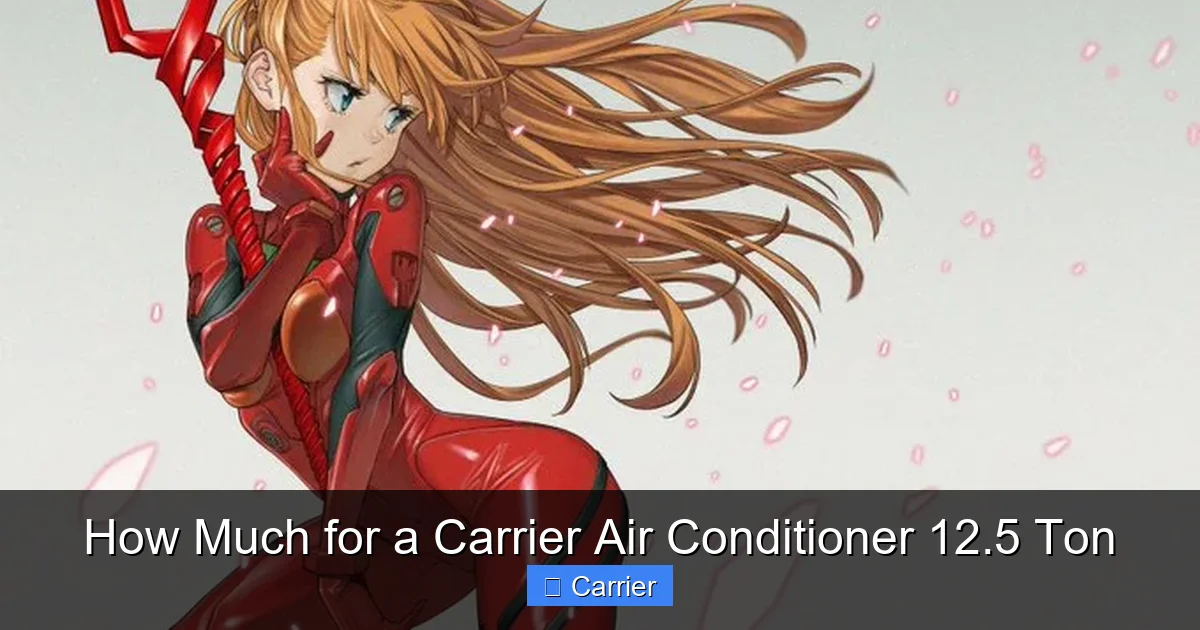 How Much for a Carrier Air Conditioner 12.5 Ton