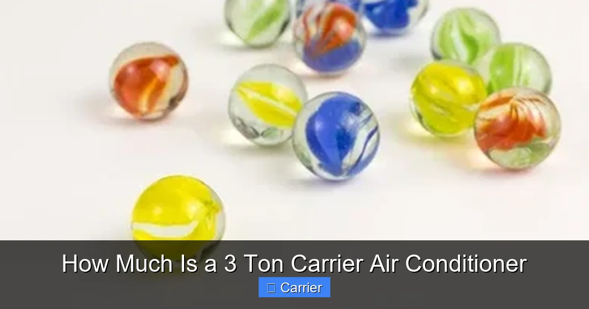 How Much Is a 3 Ton Carrier Air Conditioner