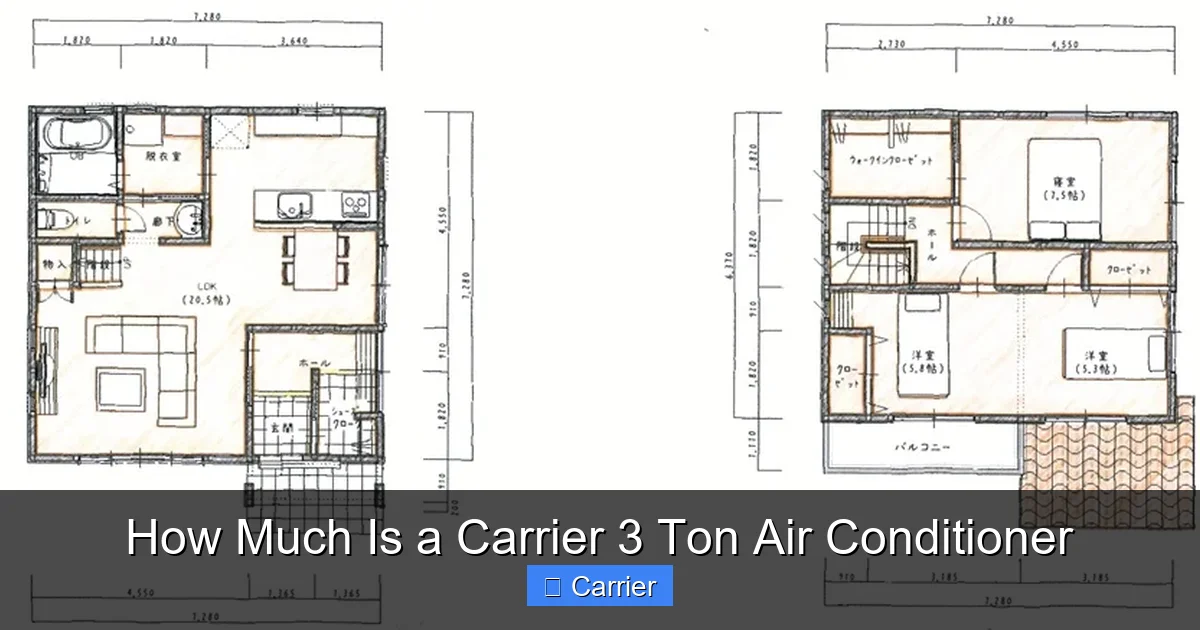 How Much Is a Carrier 3 Ton Air Conditioner