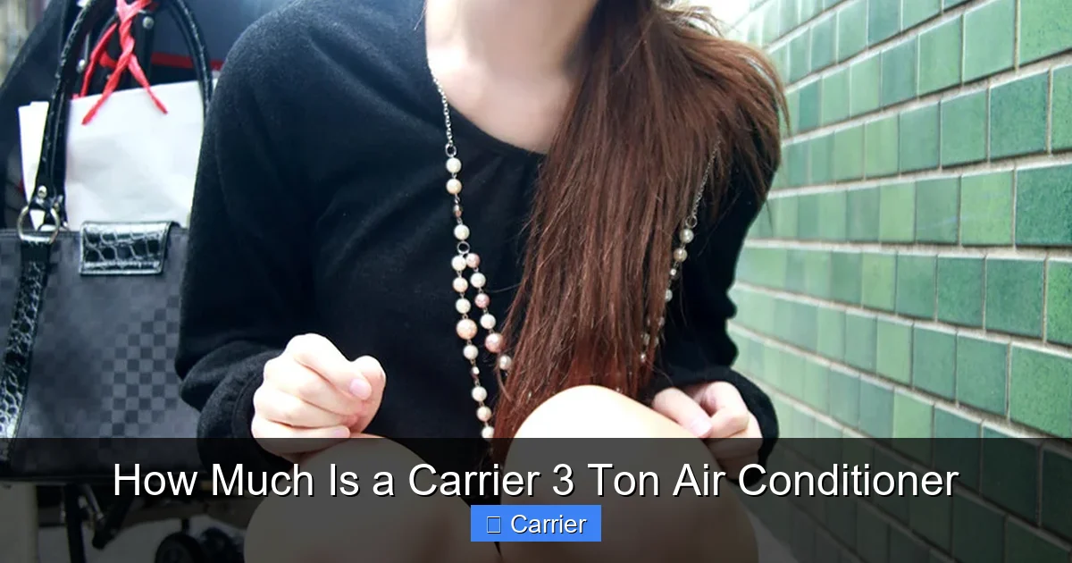 How Much Is a Carrier 3 Ton Air Conditioner