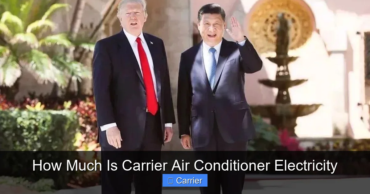 How Much Is Carrier Air Conditioner Electricity