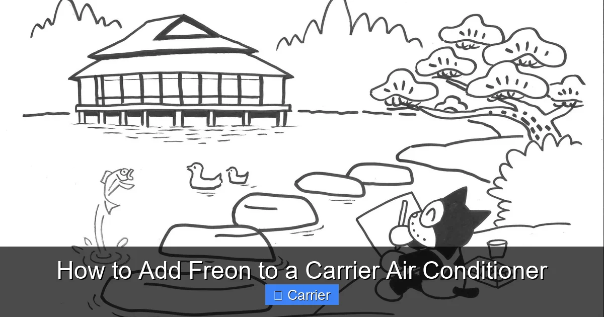 How to Add Freon to a Carrier Air Conditioner
