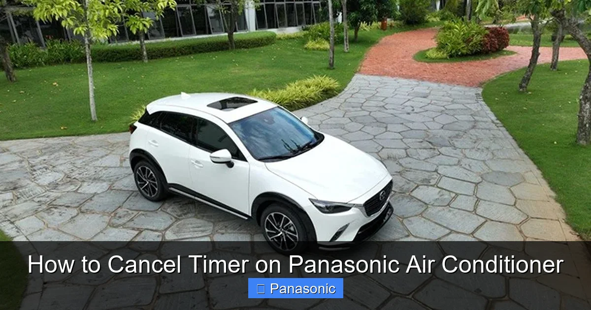 How to Cancel Timer on Panasonic Air Conditioner
