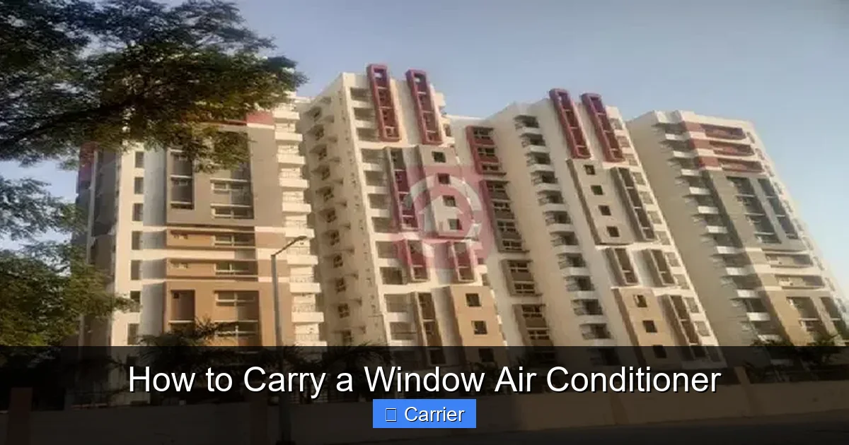 How to Carry a Window Air Conditioner