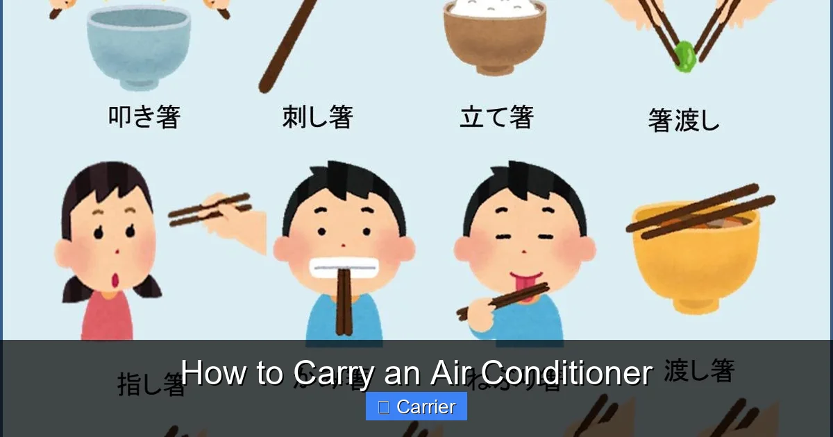 How to Carry an Air Conditioner