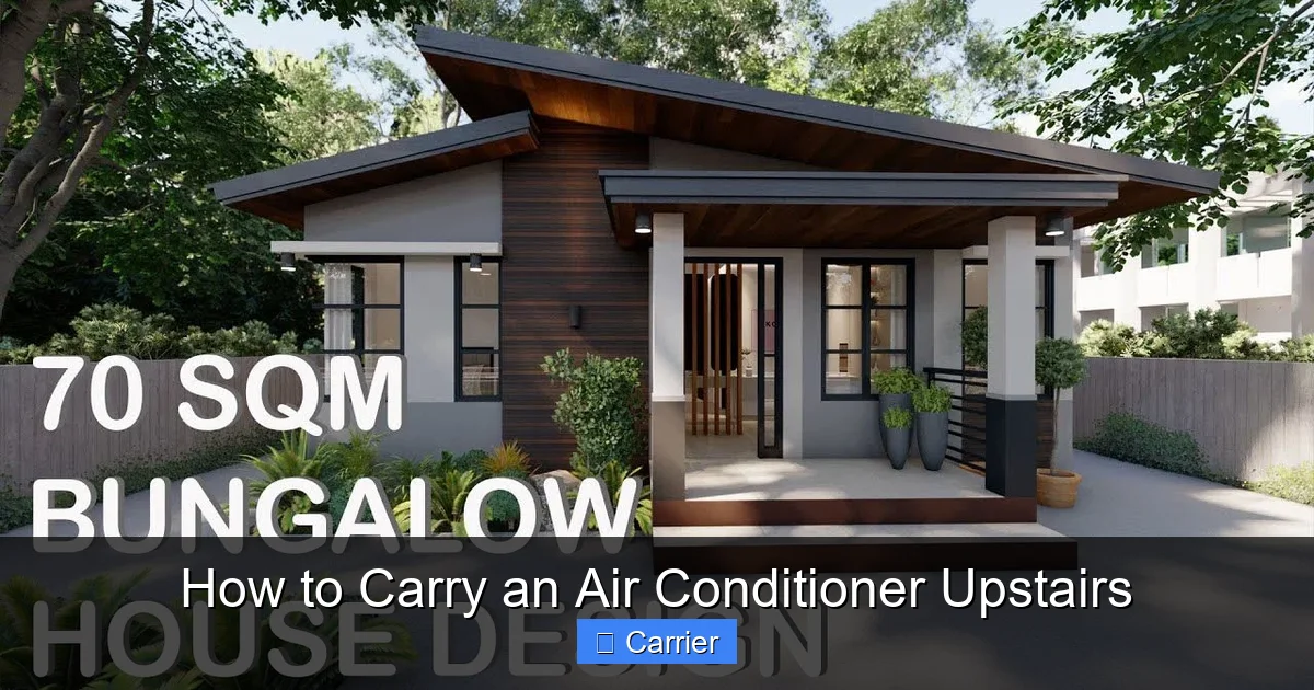 How to Carry an Air Conditioner Upstairs