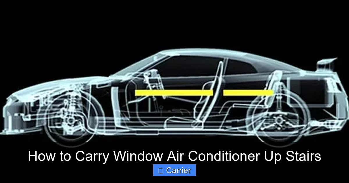 How to Carry Window Air Conditioner Up Stairs