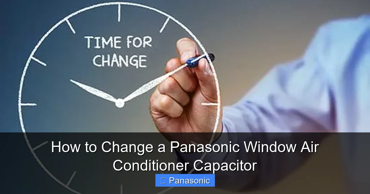 How to Change a Panasonic Window Air Conditioner Capacitor