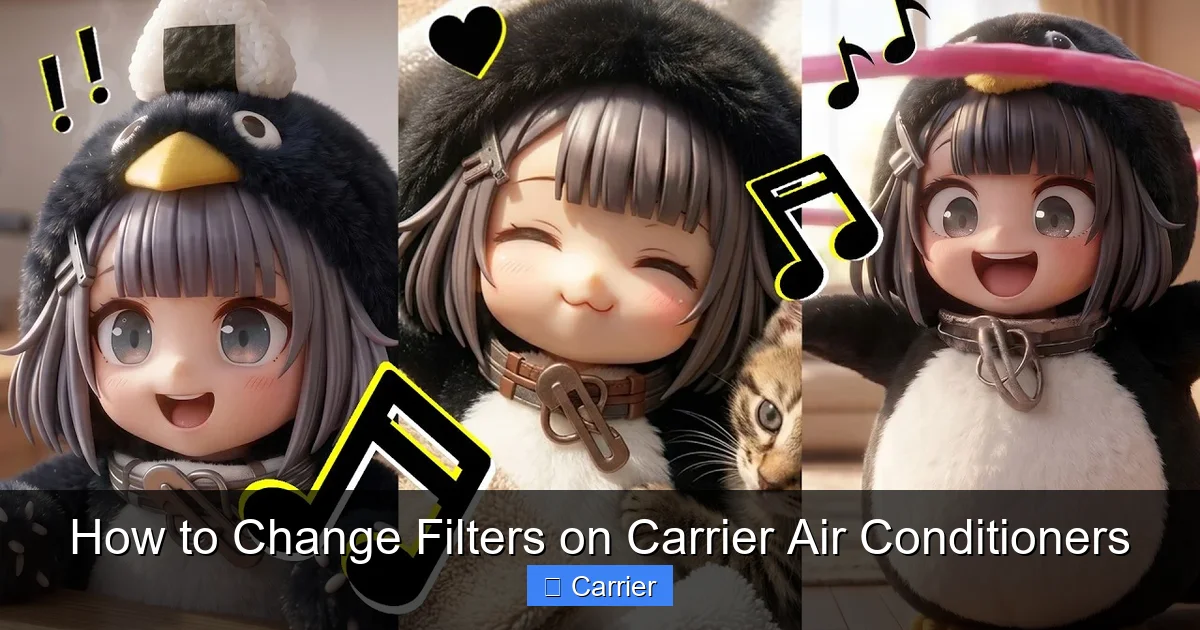 How to Change Filters on Carrier Air Conditioners