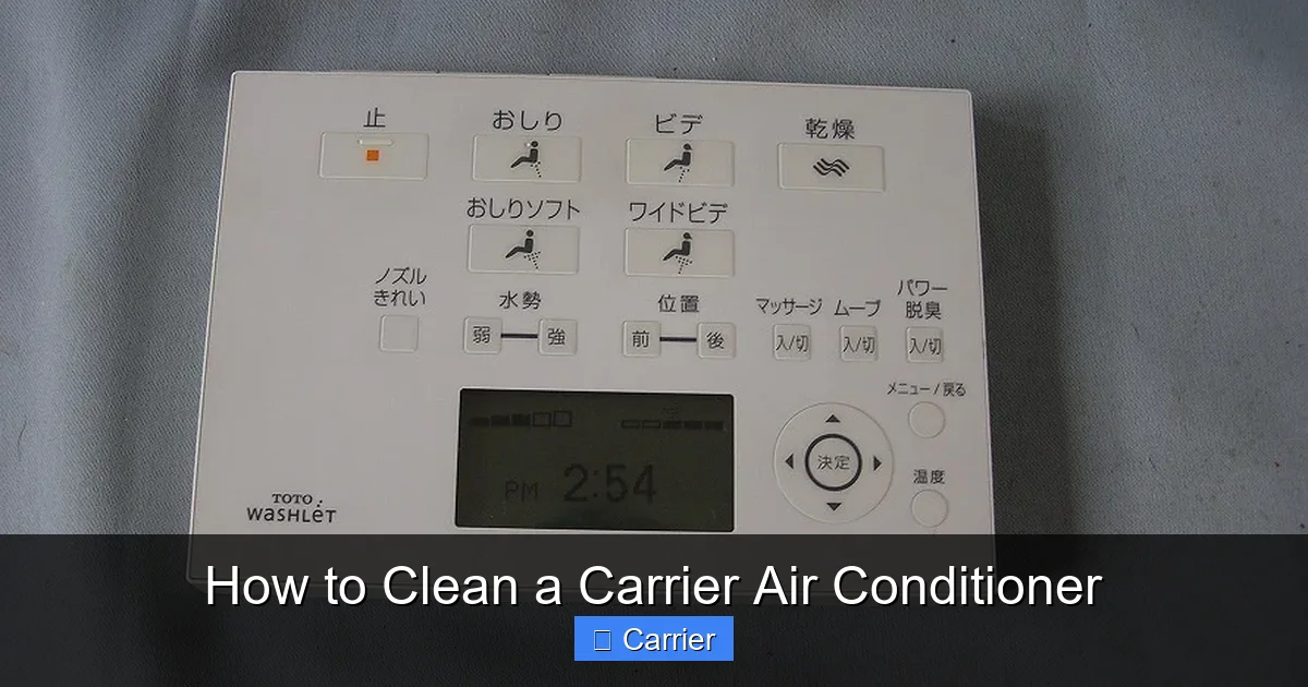 How to Clean a Carrier Air Conditioner