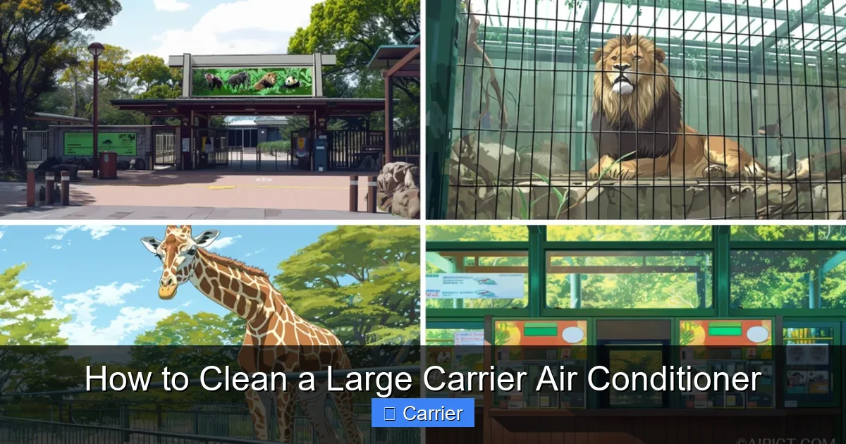 How to Clean a Large Carrier Air Conditioner