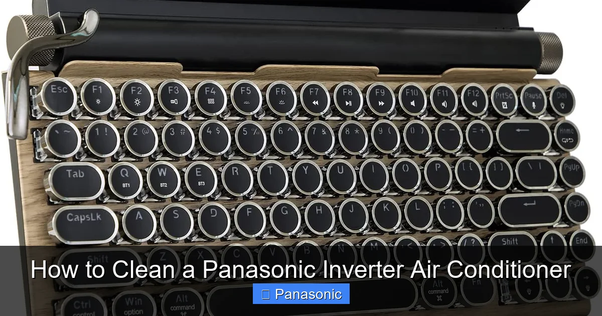 How to Clean a Panasonic Inverter Air Conditioner