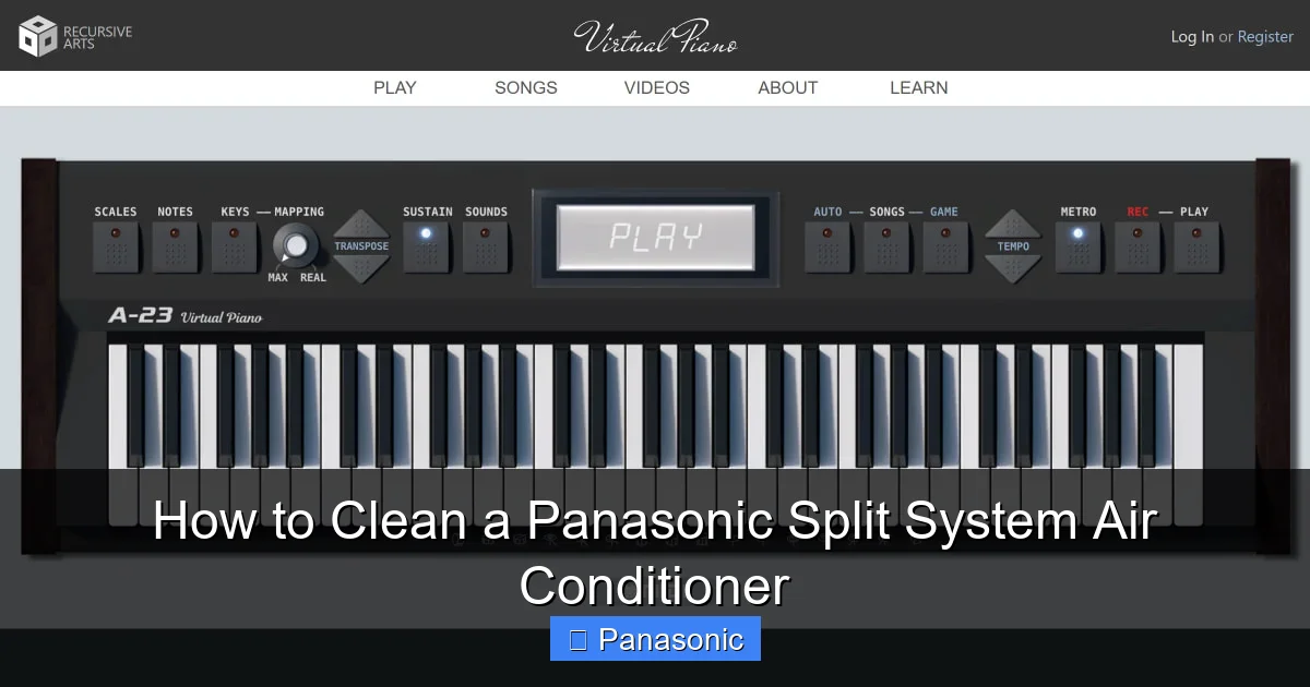 How to Clean a Panasonic Split System Air Conditioner