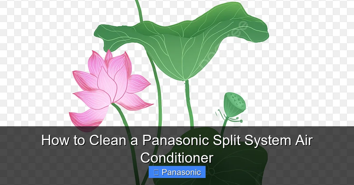 How to Clean a Panasonic Split System Air Conditioner