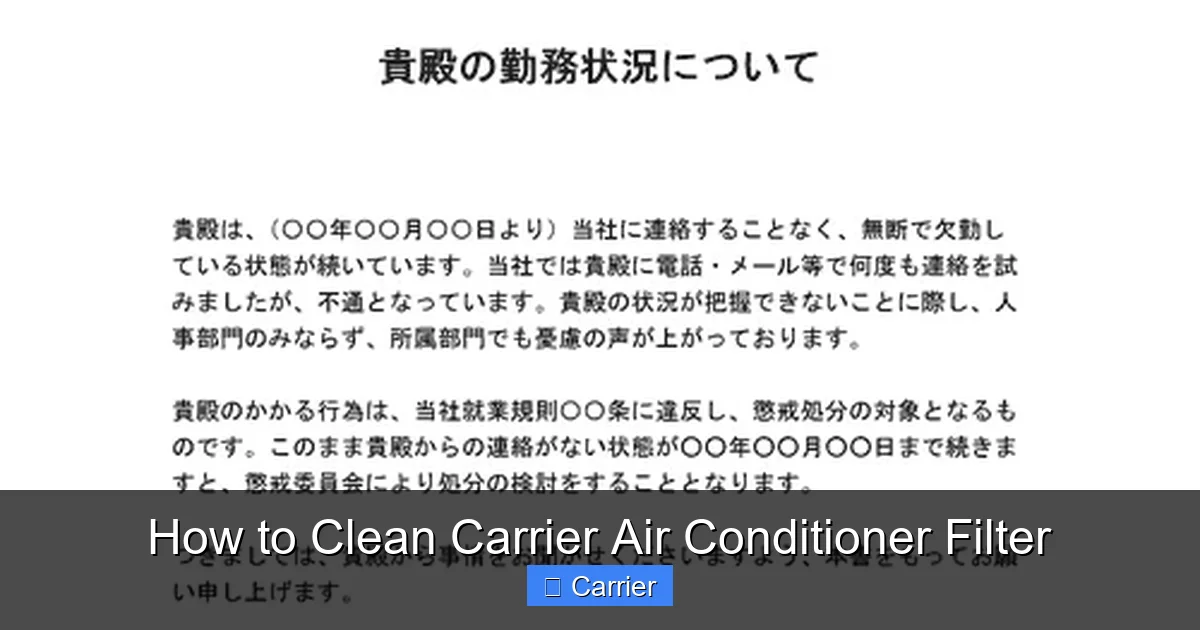 How to Clean Carrier Air Conditioner Filter