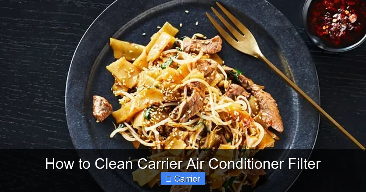How to Clean Carrier Air Conditioner Filter