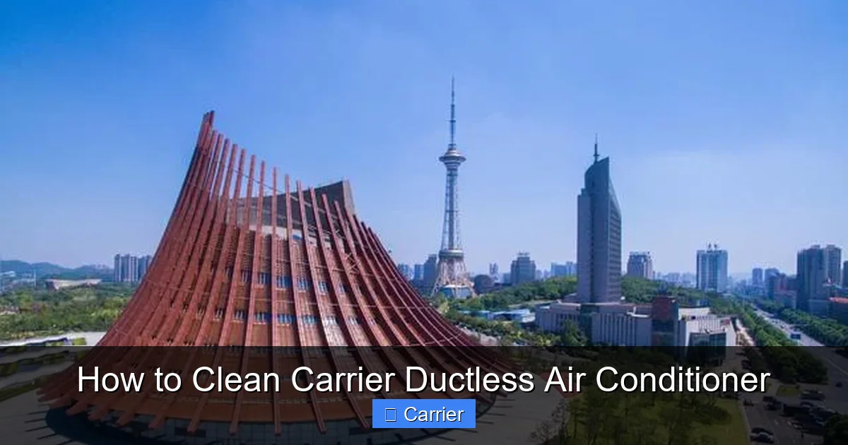 How to Clean Carrier Ductless Air Conditioner