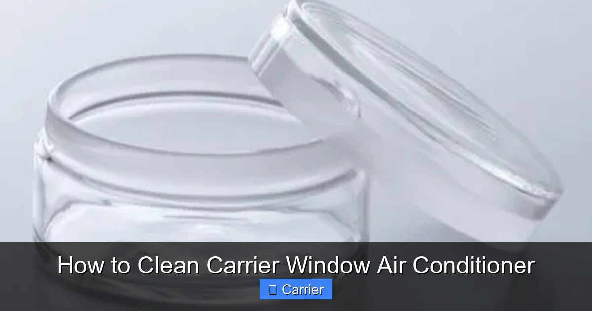 How to Clean Carrier Window Air Conditioner