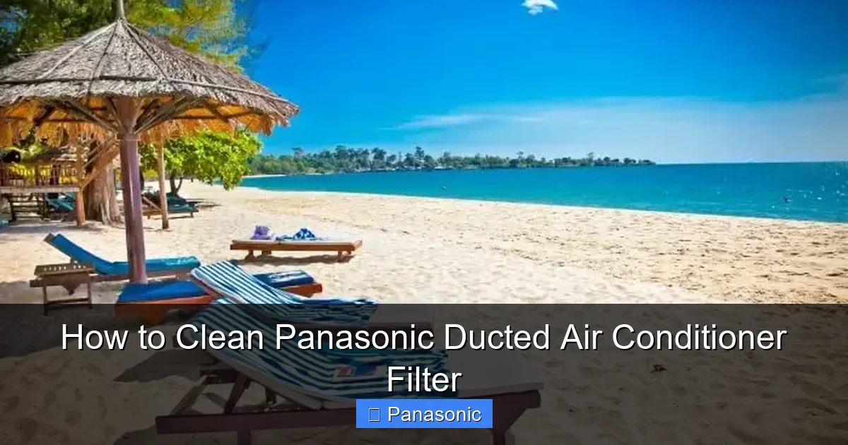 How to Clean Panasonic Ducted Air Conditioner Filter