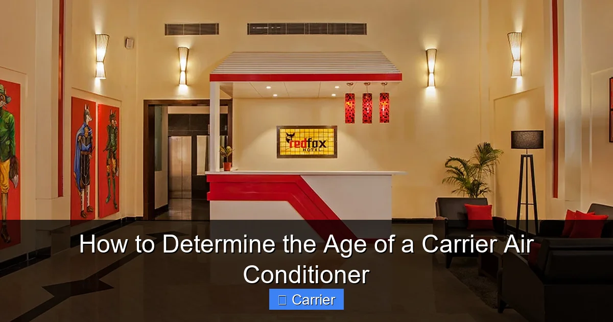 How to Determine the Age of a Carrier Air Conditioner