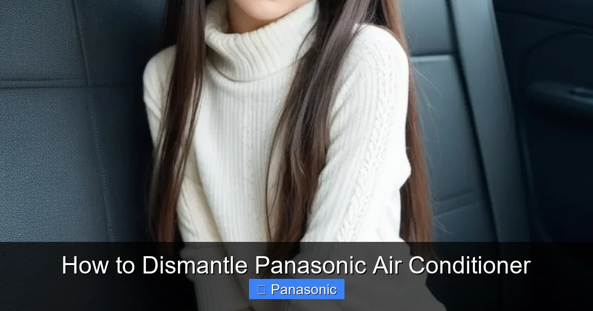 How to Dismantle Panasonic Air Conditioner