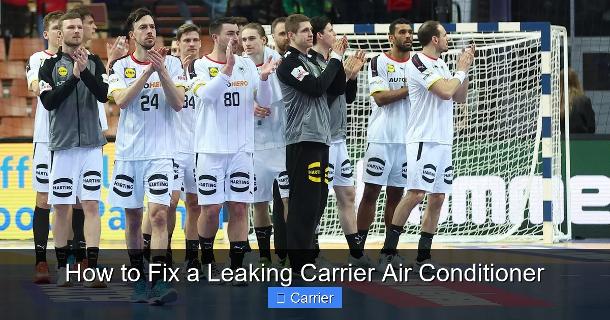 How to Fix a Leaking Carrier Air Conditioner