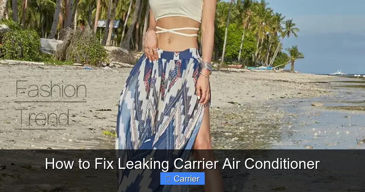 How to Fix Leaking Carrier Air Conditioner