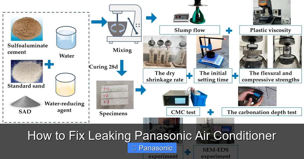How to Fix Leaking Panasonic Air Conditioner