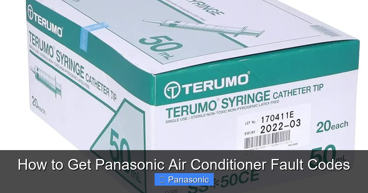 How to Get Panasonic Air Conditioner Fault Codes