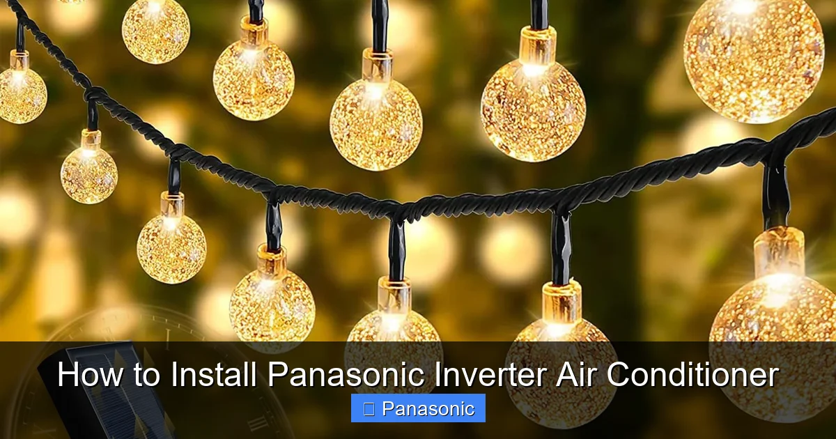 How to Install Panasonic Inverter Air Conditioner