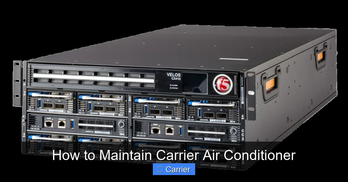 How to Maintain Carrier Air Conditioner