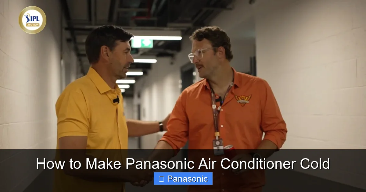 How to Make Panasonic Air Conditioner Cold